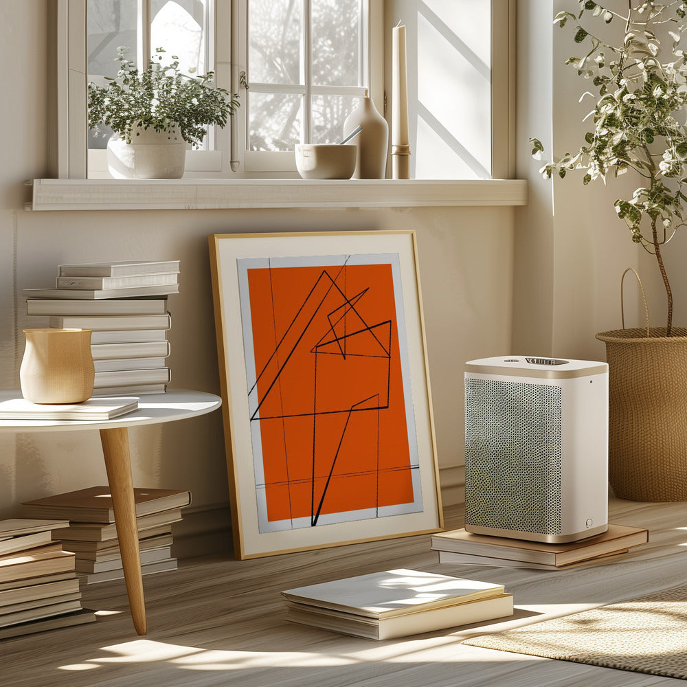 Angular Lines Poster